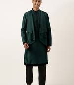 Green ombre layered kurtas