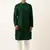 Green embroidery angrakha kurtas