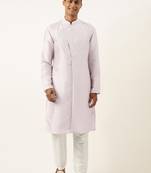 Light pink embroidery angrakha kurtas