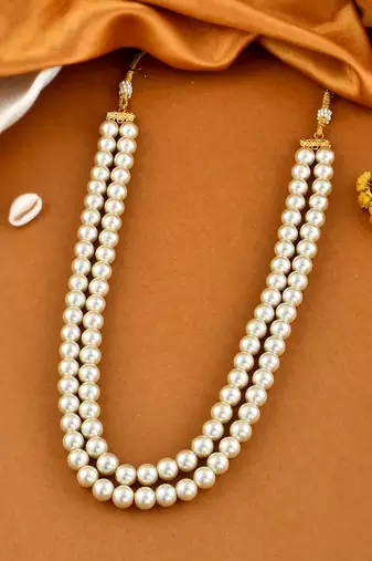 Brass gold-plated necklace