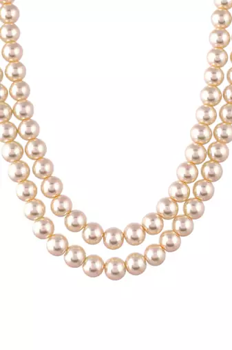 Brass gold-plated necklace