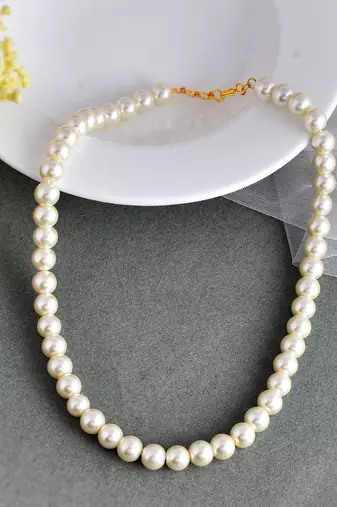 Brass gold-plated necklace