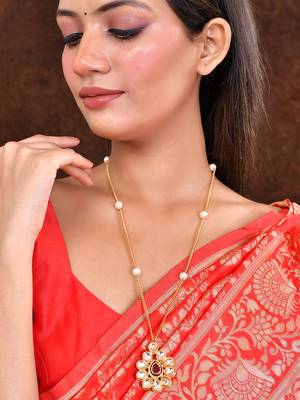 Gold-plated silver necklace 1