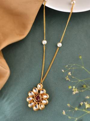 Gold-plated silver necklace 2