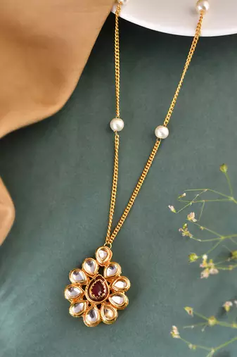 Gold-plated silver necklace