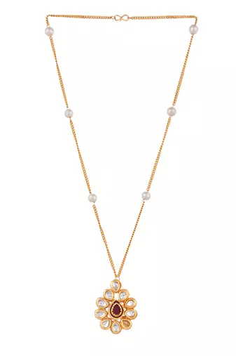 Gold-plated silver necklace