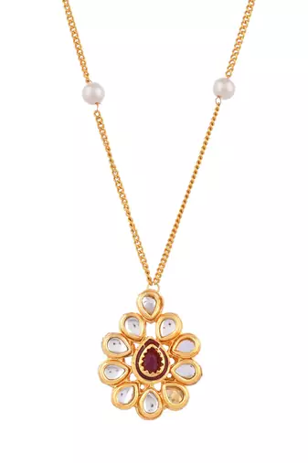 Gold-plated silver necklace