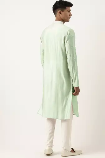 Light green embroidered kurtas