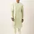 Mint green embroidery angrakha kurtas