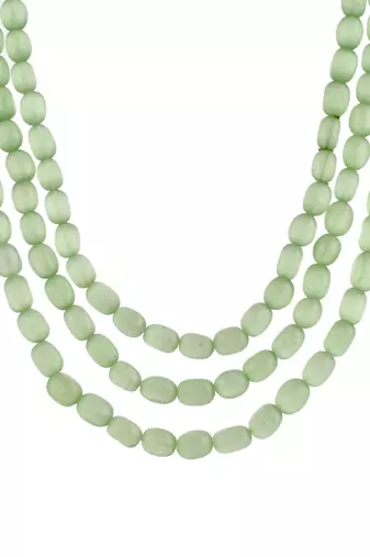 Beaded layered necklace