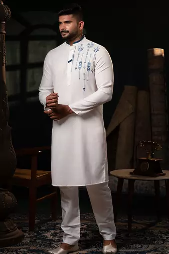 Off white cotton kurtas