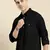 Black cotton pathani with salwar