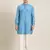 Blue light cotton short pathani