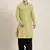 Greenish beige cotton pathani with salwar