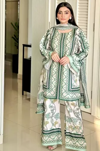 Multicolor digital print crepe fabric Co-ords Set