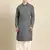 Grey fine cotton pathani