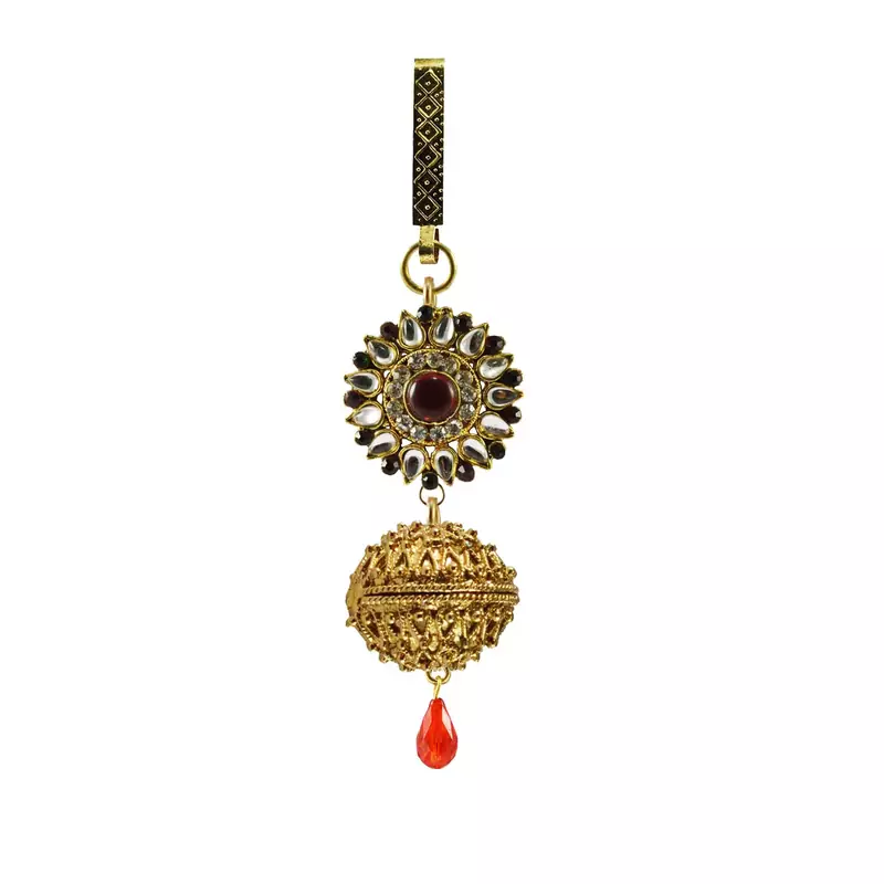 Satka Gold Platted Multicolor Color Stone
