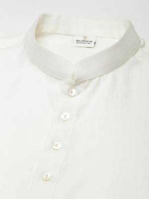 White cotton short kurta 2
