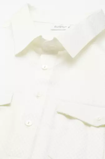 White cotton pathani with salwar