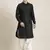 Black cotton pathani with salwar