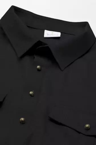 Black cotton pathani with salwar