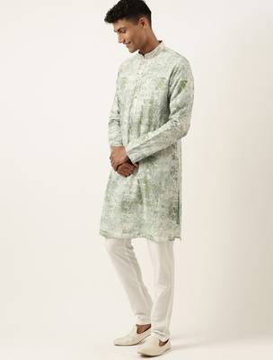 Green sequin embroidery kurtas 3