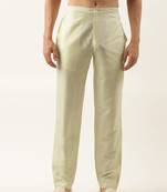 Light gold cotton silk pant pajama