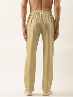 Gold cotton silk pant pajama 4