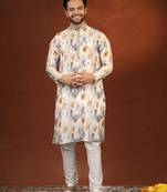 Cream ceremonial kurtas