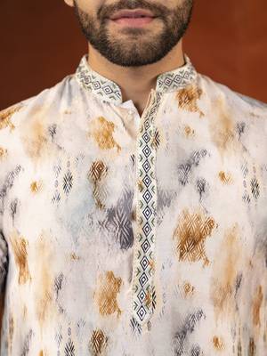 Cream ceremonial kurtas 2