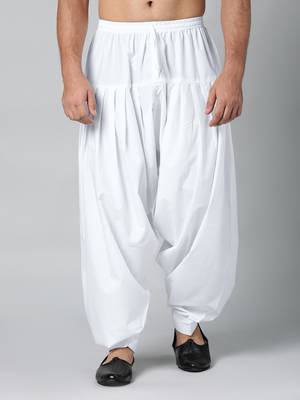 White fine cotton salwar 1