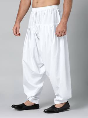 White fine cotton salwar 2