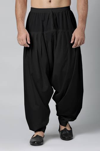 Black fine cotton salwar