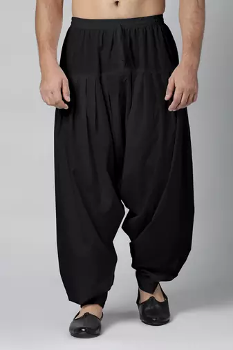 Black fine cotton salwar