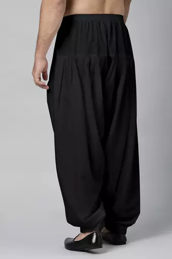 Black fine cotton salwar