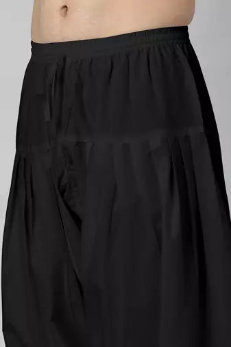 Black fine cotton salwar