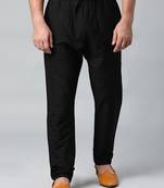 Black cotton silk pajama