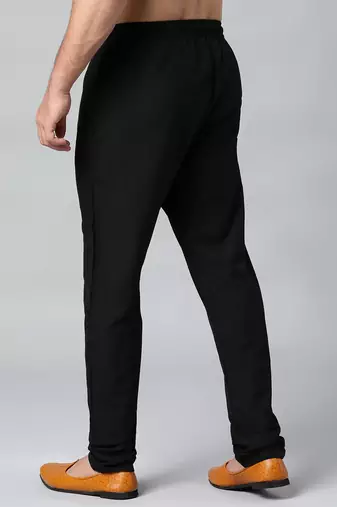 Black cotton silk pajama