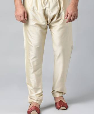 Gold cotton silk pajama 1