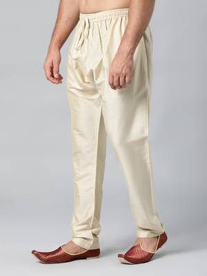 Gold cotton silk pajama 2