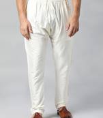 Cream cotton silk pajama