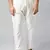 Cream cotton silk pajama