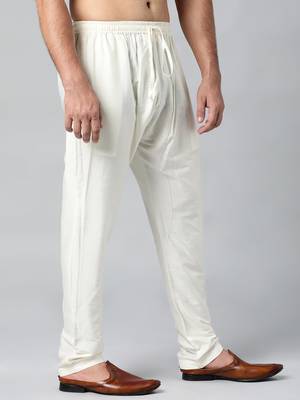 Cream cotton silk pajama 5