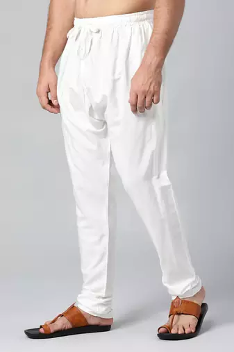 Off white cotton silk pajama