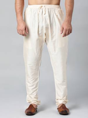Beige cotton silk pajama 1