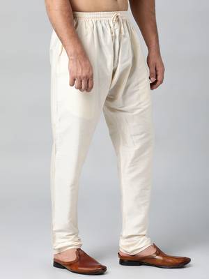 Beige cotton silk pajama 5