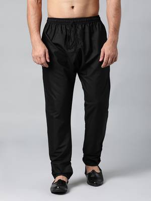 Black fine cotton pajama 1