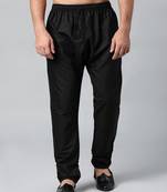 Black fine cotton pajama