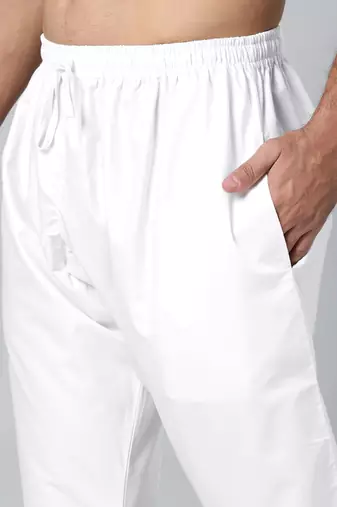 White fine cotton pajama