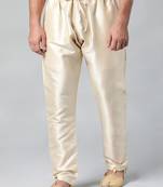 Beige art silk pajama